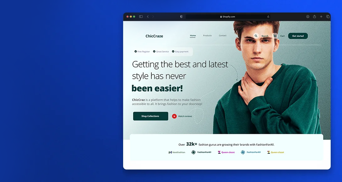 Shopify Store Setup showcase